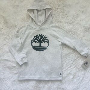 NWT Boys Timberland Hooded Thermal Shirt Gray Size 3TGrey
